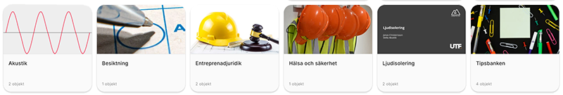 Samlingar i UTF-akademin